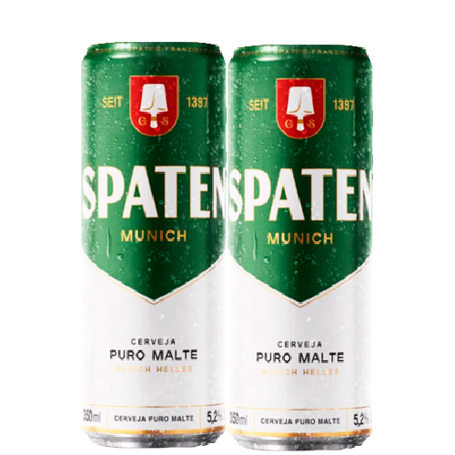 CERVEJA SPATEN PURO MALTE LT 350ML