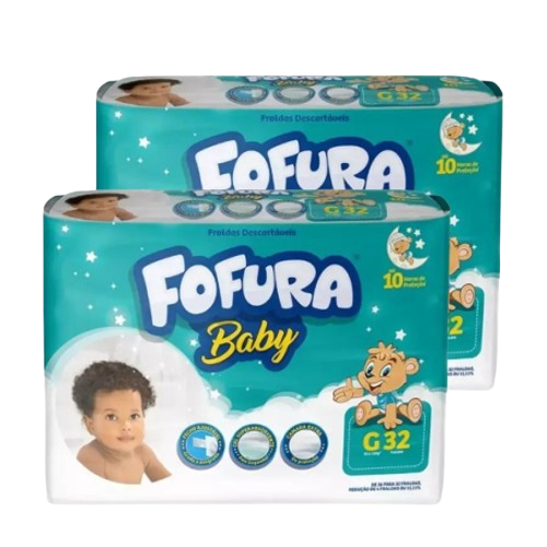 FRALDA DESCARTÁVEL FOFURA BABY MEGA TAMANHOS