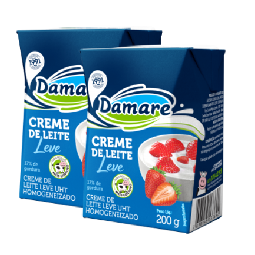 CREME DE LEITE DAMARE TRADICIONAL TP 200G