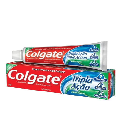 CREME DENTAL GOLGATE TRIPLA AÇÃO HORTELÃ/MENTA 90G