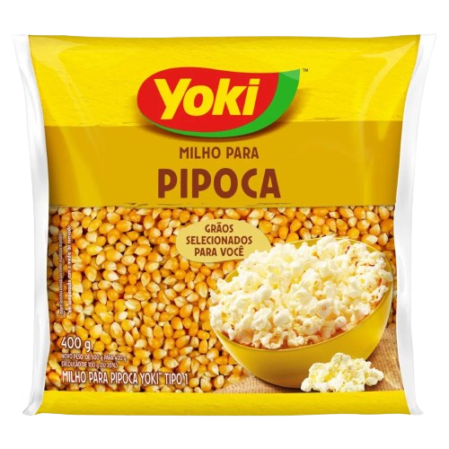 MILHO DE PIPOCA YOKI TRADICIONAL PC 400G
