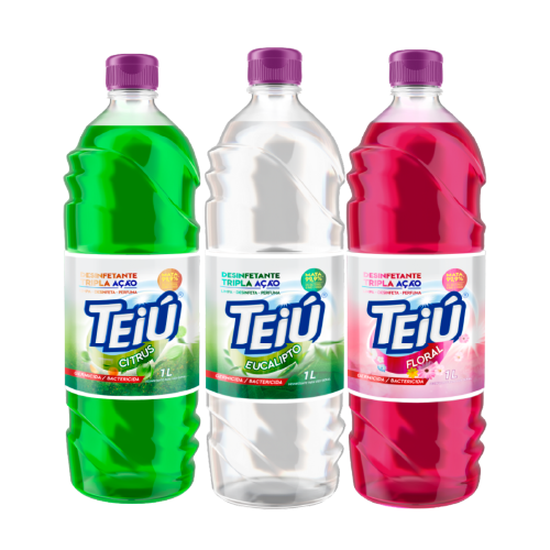 DESINFETANTE TEIÚ TRIPLA AÇÃO FRAGRÂNCIAS 1L