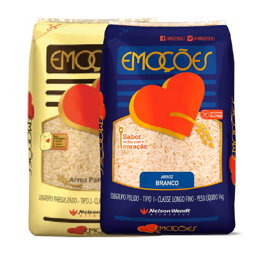 ARROZ EMOÇÕES PARBOILIZADO/BRANCO PC 1KG