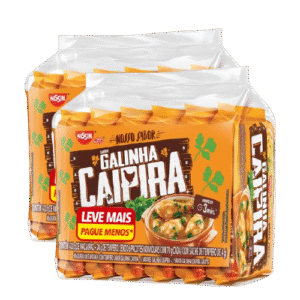 PACK MACARRÃO INSTANTÂNEO NOSSO SABOR C/6UN GALINHA CAIPIRA