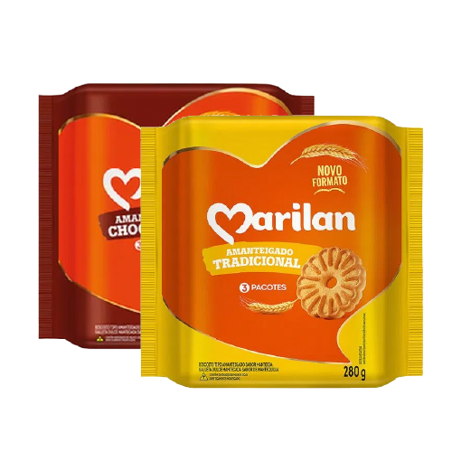 BISCOITO AMANTEGADO MARILAN SABORES PC 280G