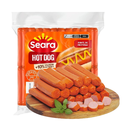 SALSICHA HOT DOG SEARA CONGELADO KG