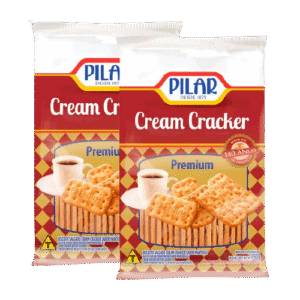 BISCOITO CREAM CRACKER PILAR PREMIUM PC 350G