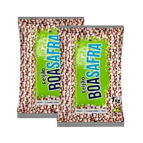 FEIJÃO CARIOCA BOA SAFRA PC 1KG
