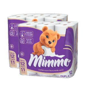 PAPEL HIGIÊNICO MIMMO FOLHA DUPLA NEUTRO LEVE 12 PAGUE 11 30M