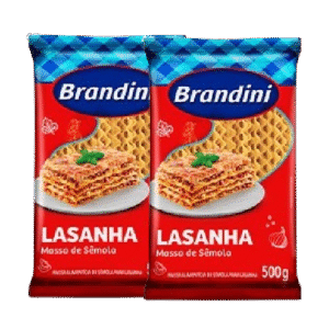 MASSA LASANHA BRANDINI SEMOLA PC 500G