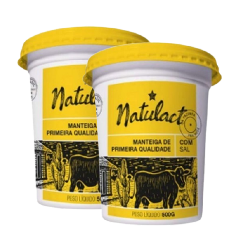MANTEIGA NATULACT C/SAL PT 500G