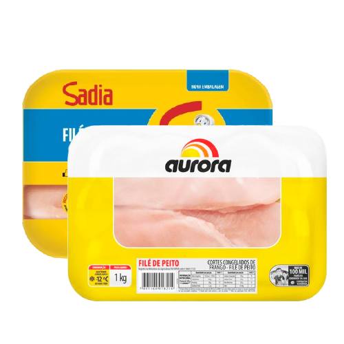 FILÉ DE PEITO AURORA/SADIA CONGELADA BDJ 1KG