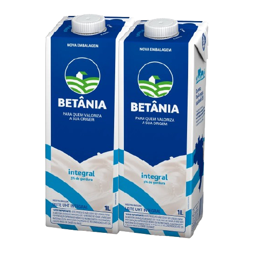 LEITE LÍQUIDO BETÂNIA INTEGRAL/DESNATADO TP 1L