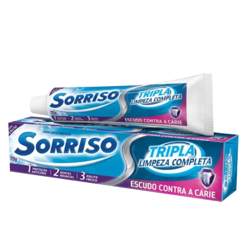 CREME DENTAL SORRISO TRIPLA LIMPEZA 120G